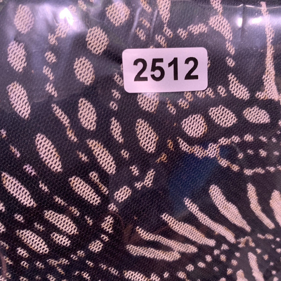 VTG Ice Womens Sheer Mesh Asymmetrical Midi Skirt Sz L Fairy Grunge Boho Stretch - Picture 11 of 11